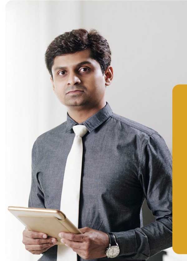 Portrait of Sayem Ahmed, the user persona