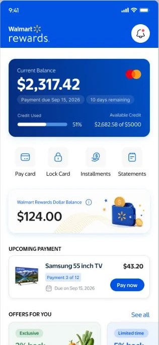 Home screen
